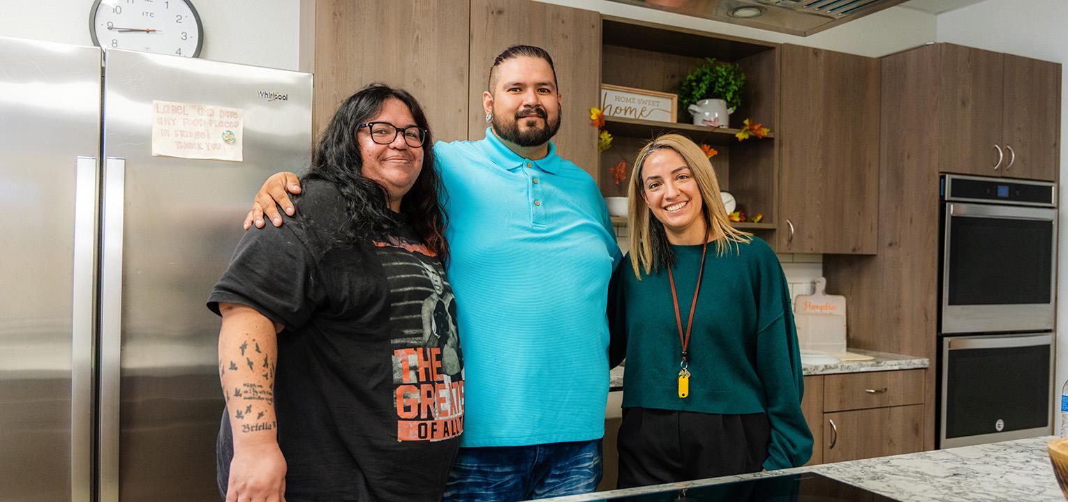 Jonathan Escobar (at center) received help from the Ivy Center for Family Wellness Jonathan Escobar (at center) received help from the Ivy Center for Family Wellness