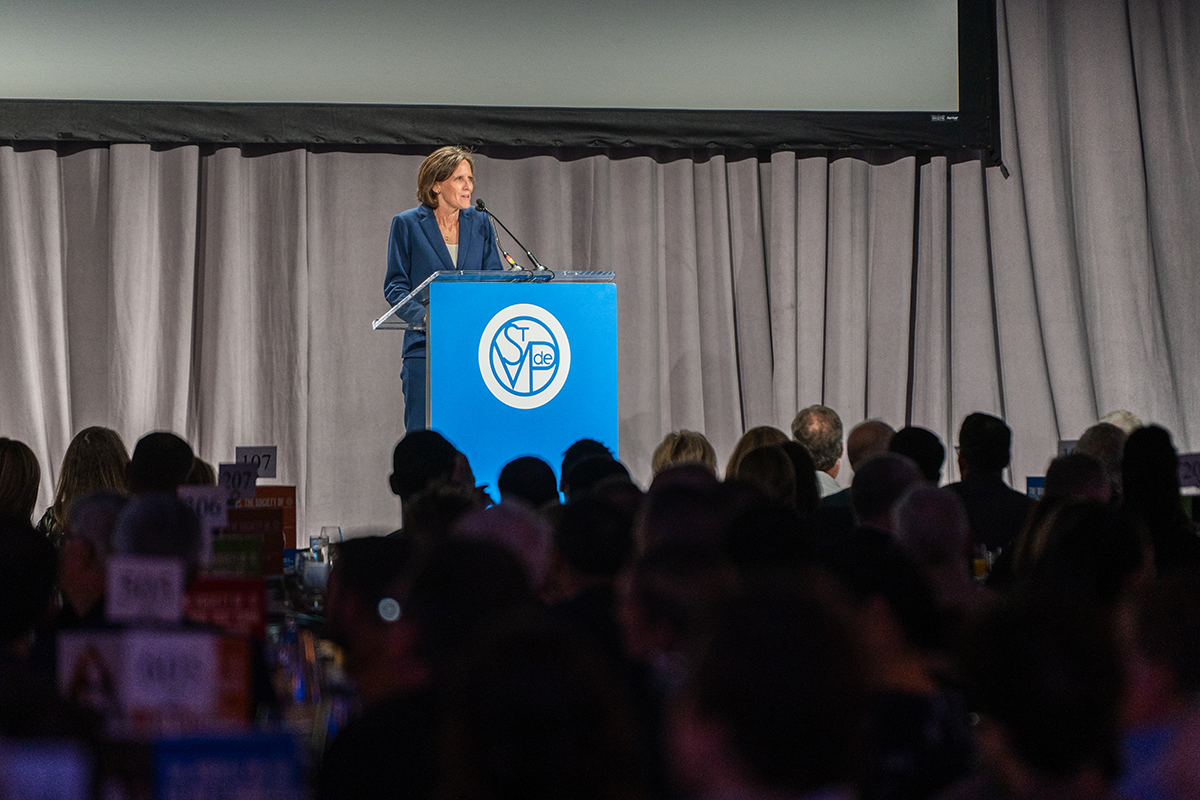 SVdP CEO Shannon Clancy calls for people to be a light in their community for those in need.